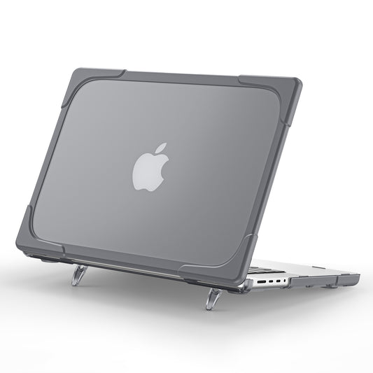 MacBook Pro 14 16 inch Case Heavy Duty Hard Protective Cover (Grey)