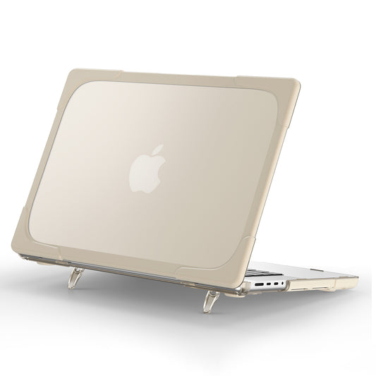 MacBook Pro 14 16 inch Case Heavy Duty Hard Protective Cover (Khaki)