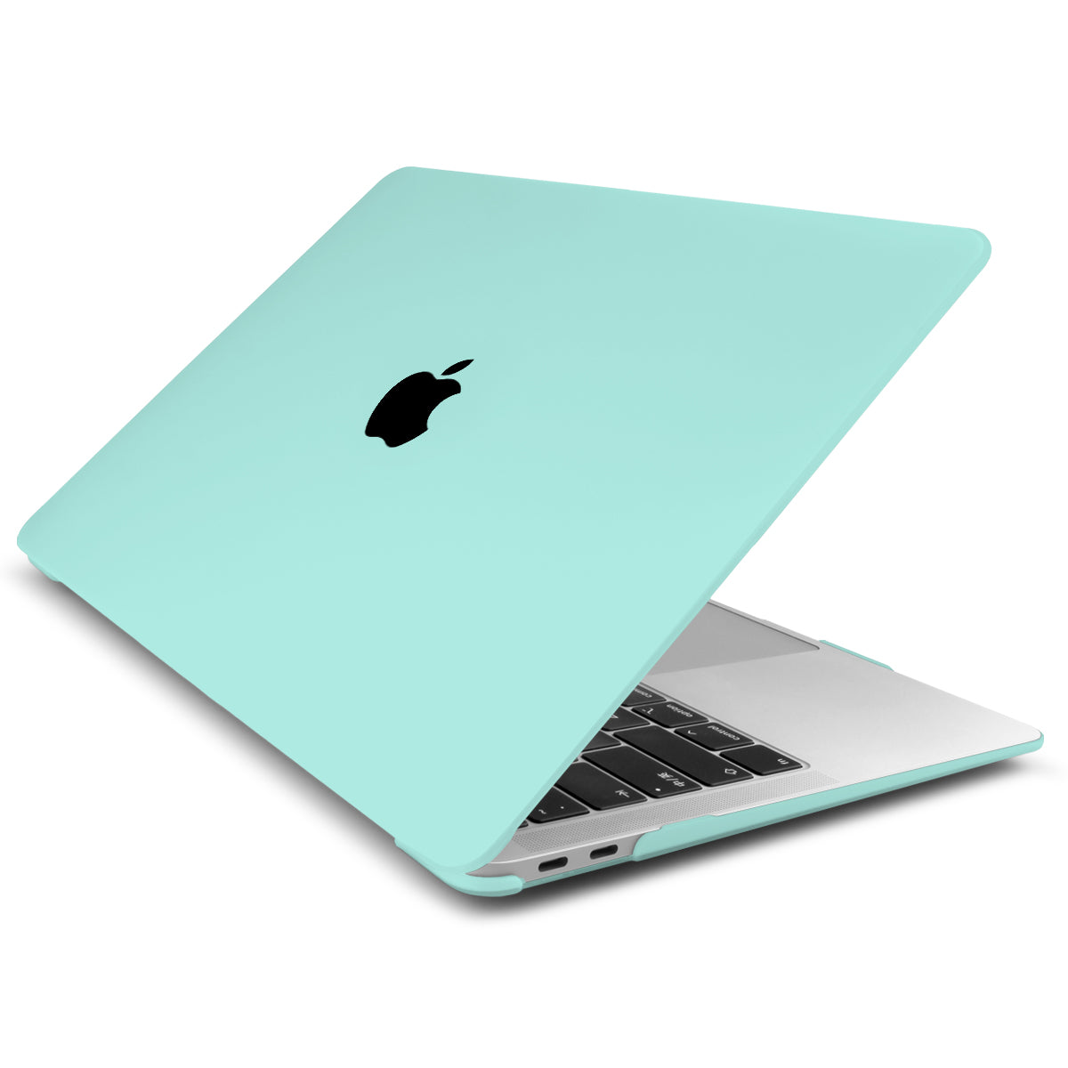 MacBook Air/Pro Protective Hard Case with Logo (Light Green)