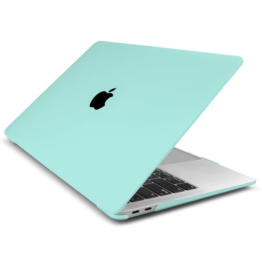 MacBook Air/Pro Protective Hard Case with Logo (Light Green)