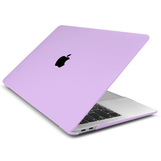 MacBook Air/Pro Protective Hard Case with Logo (Violet)