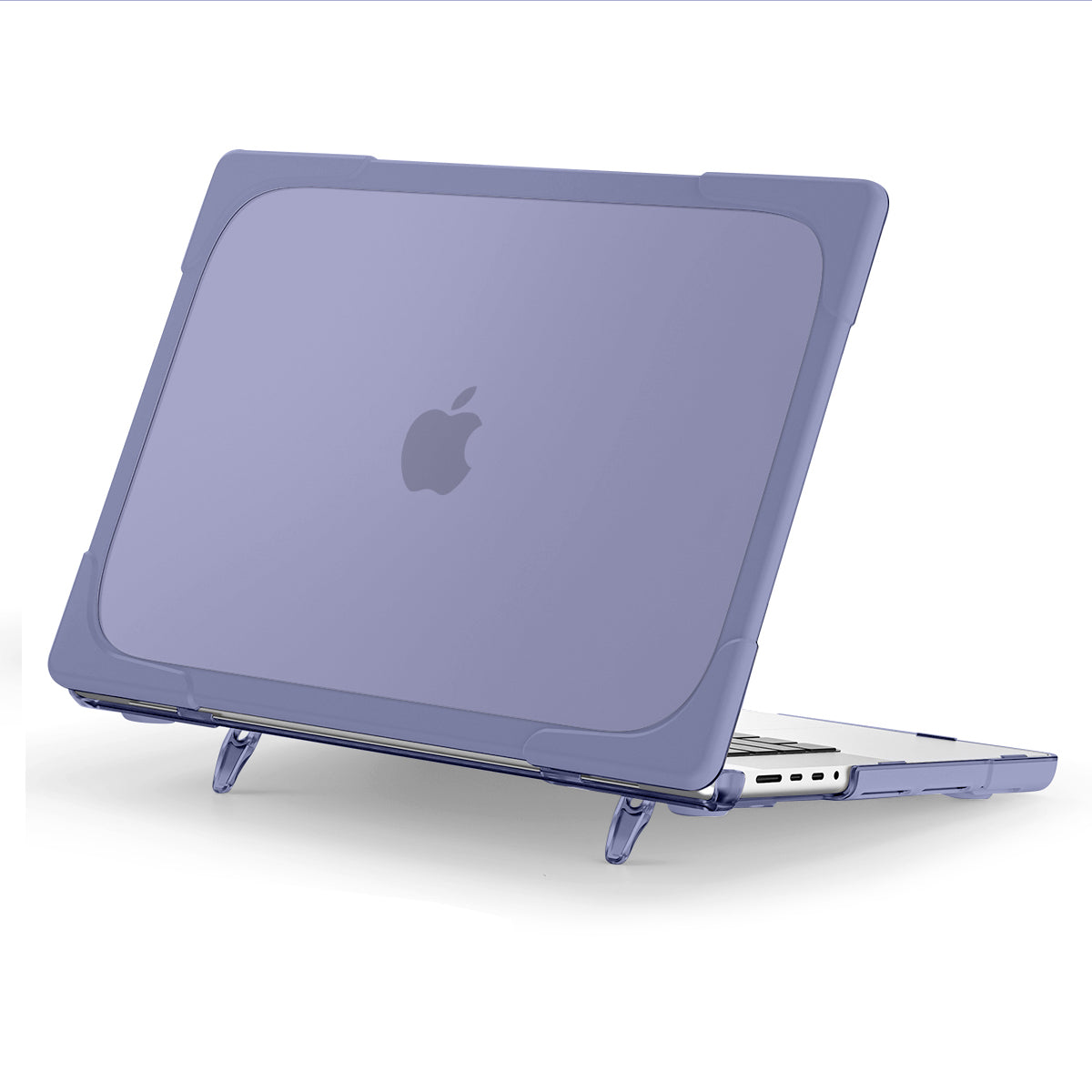 MacBook Pro 14 16 inch Case Heavy Duty Hard Protective Cover (Lavender Grey)