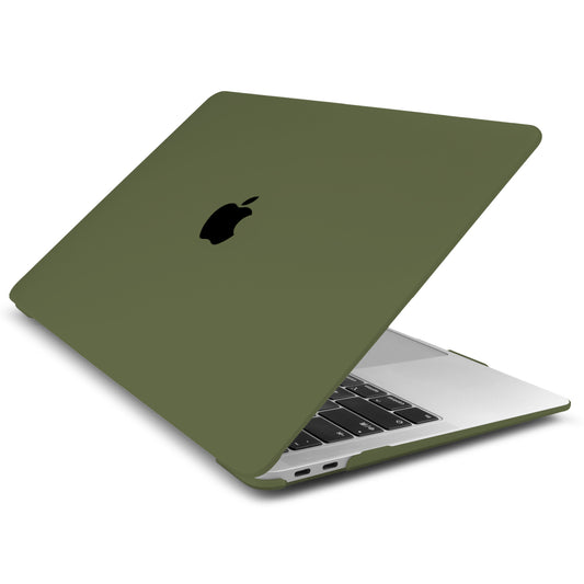 MacBook Air/Pro Protective Hard Case with Logo (Army Green)